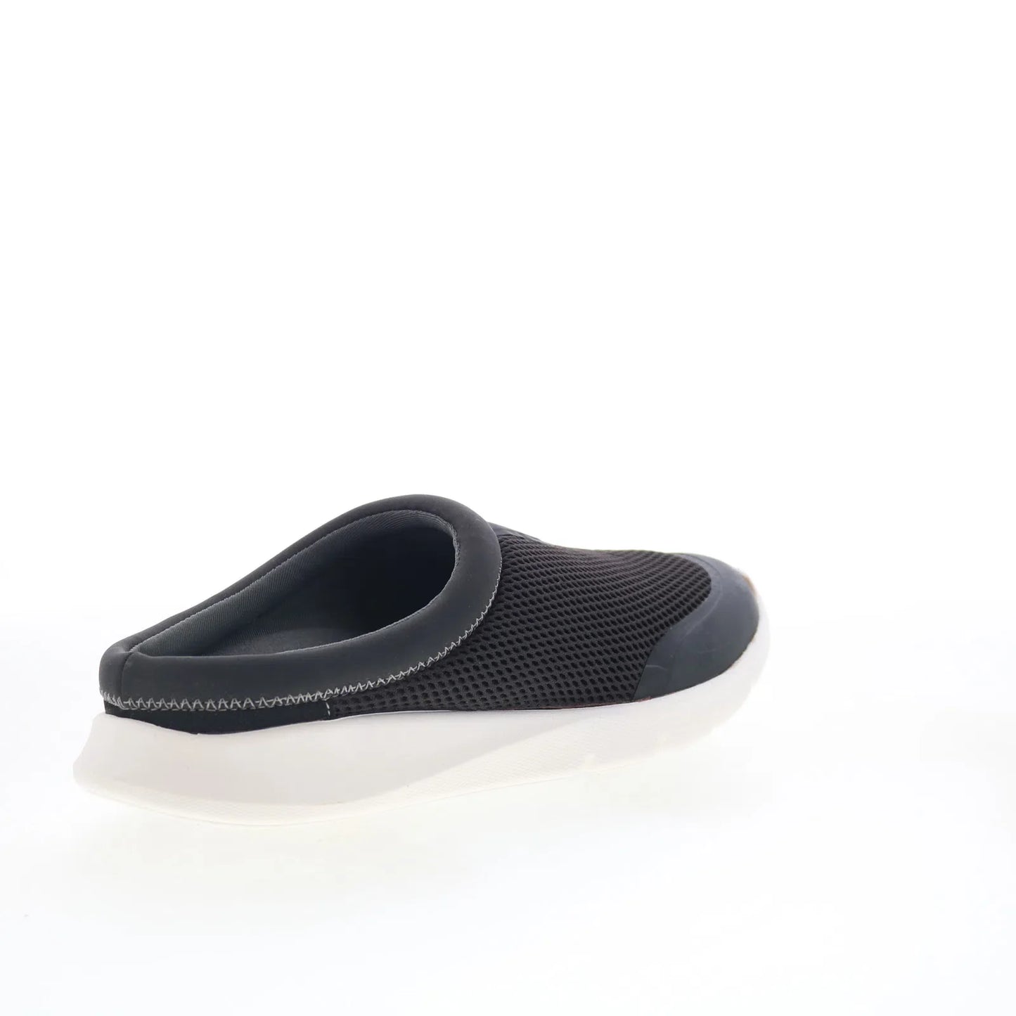 Spenco Bliss Slide SP1003BLK Womens Black Mesh Slip On Mule Flats Shoes