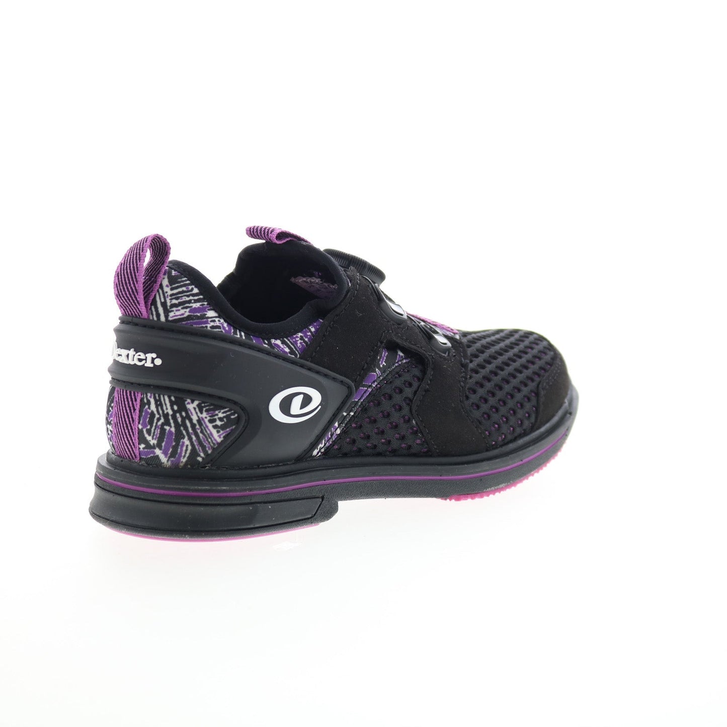 Dexter Pro Boa DW0000991 Womens Black Mesh Slip On Athletic Bowling Shoes