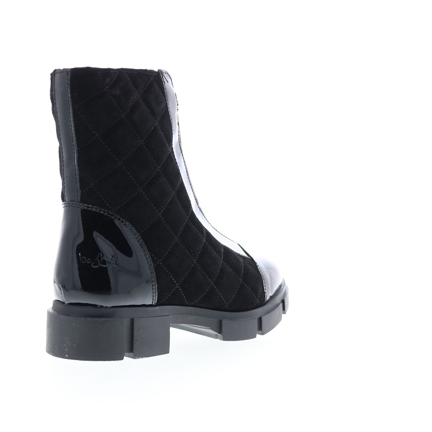Bos. & Co. Lane Womens Black Suede Zipper Casual Dress Boots