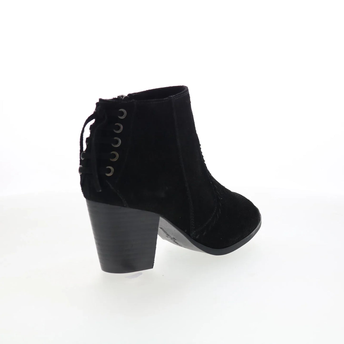 Minnetonka Melanie Bootie 81000 Womens Black Suede Ankle & Booties Boots