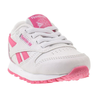 Reebok Classic Leather Step N Flash 2.0 Toddlers' Shoes White/Pink