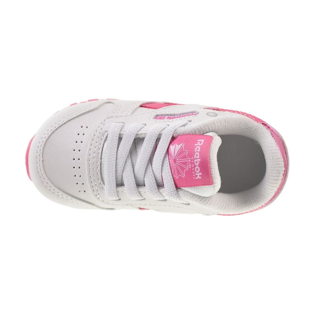 Reebok Classic Leather Step N Flash 2.0 Toddlers' Shoes White/Pink
