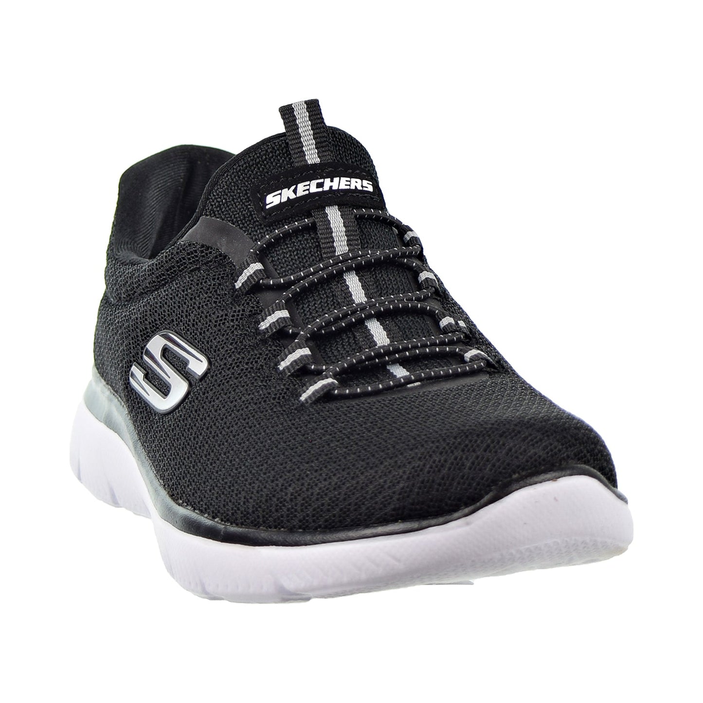 Skechers Summits Womens Shoes Black/White