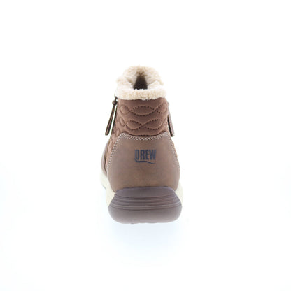 Drew Tabby 13187-69 Womens Brown Extra Wide Synthetic Casual Dress Boots