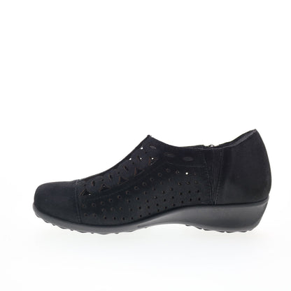 Drew Metro 14794-16 Womens Black Leather Loafers Casual Shoes