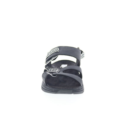 Drew Sloan 17202-080 Womens Black Wide Canvas Sport Sandals Shoes