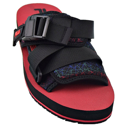 Fila Men's Sol-Slides V2 Black-Amazon-Electric Blue