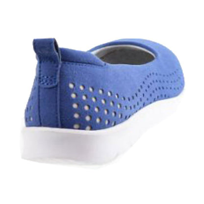 Clarks Step AllenaSea Women's Slip On Shoes Blue Textile