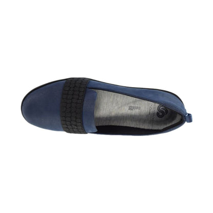 Clarks Ayla Sloane Flat Women's Shoes Blue