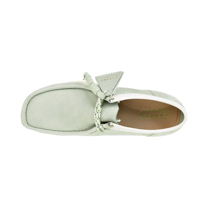 Clarks Wallabee Men's Shoes Pale Green