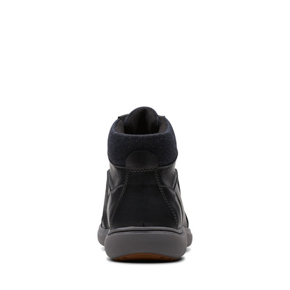 Clarks Nalle Lo AP 26168539 Womens Black Leather Ankle & Booties Boots