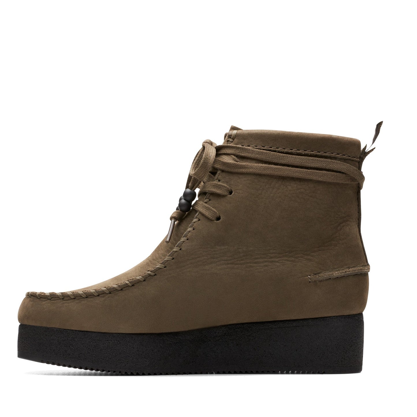 Clarks Wallabee Craft 26173248 Womens Brown Leather Lace Up Chukkas Boots
