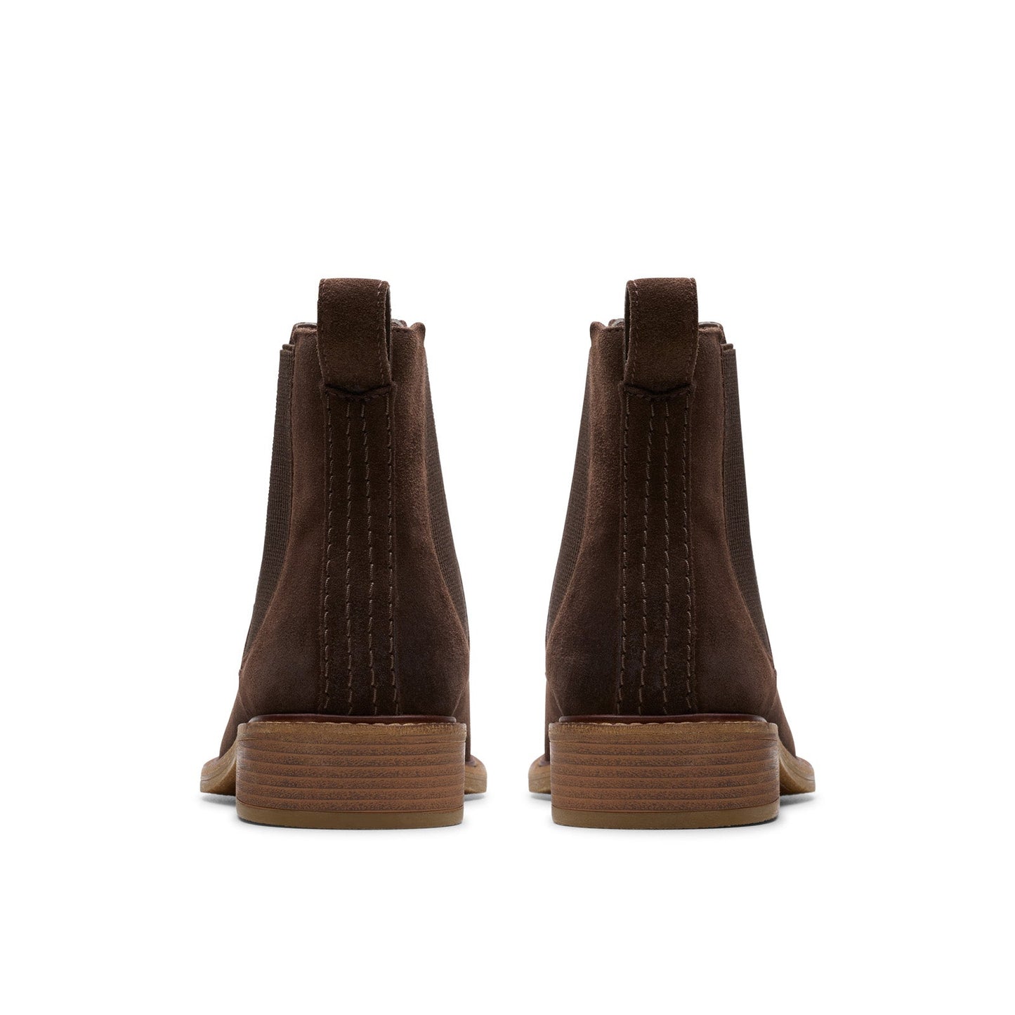 Clarks Cologne Arlo 2 26178749 Womens Brown Suede Slip On Chelsea Boots
