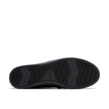 Clarks Breeze Dawn 26179937 Womens Black Wide Canvas Loafer Flats Shoes