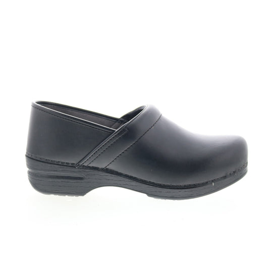 Dansko Pro XP 2.0 3912-000200 Womens Black Leather Clog Flats Shoes