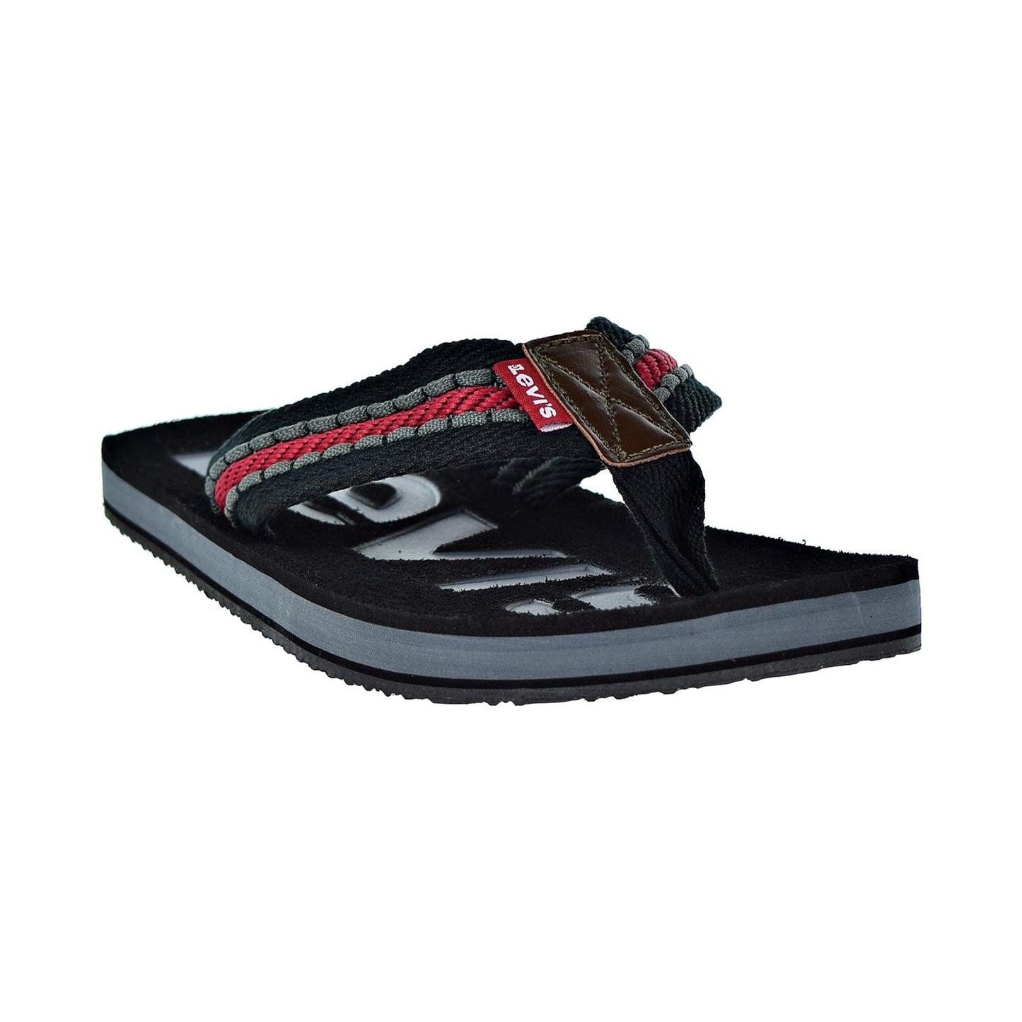 Levis Kyle Casual Men's Sandals Black/Grey/Red