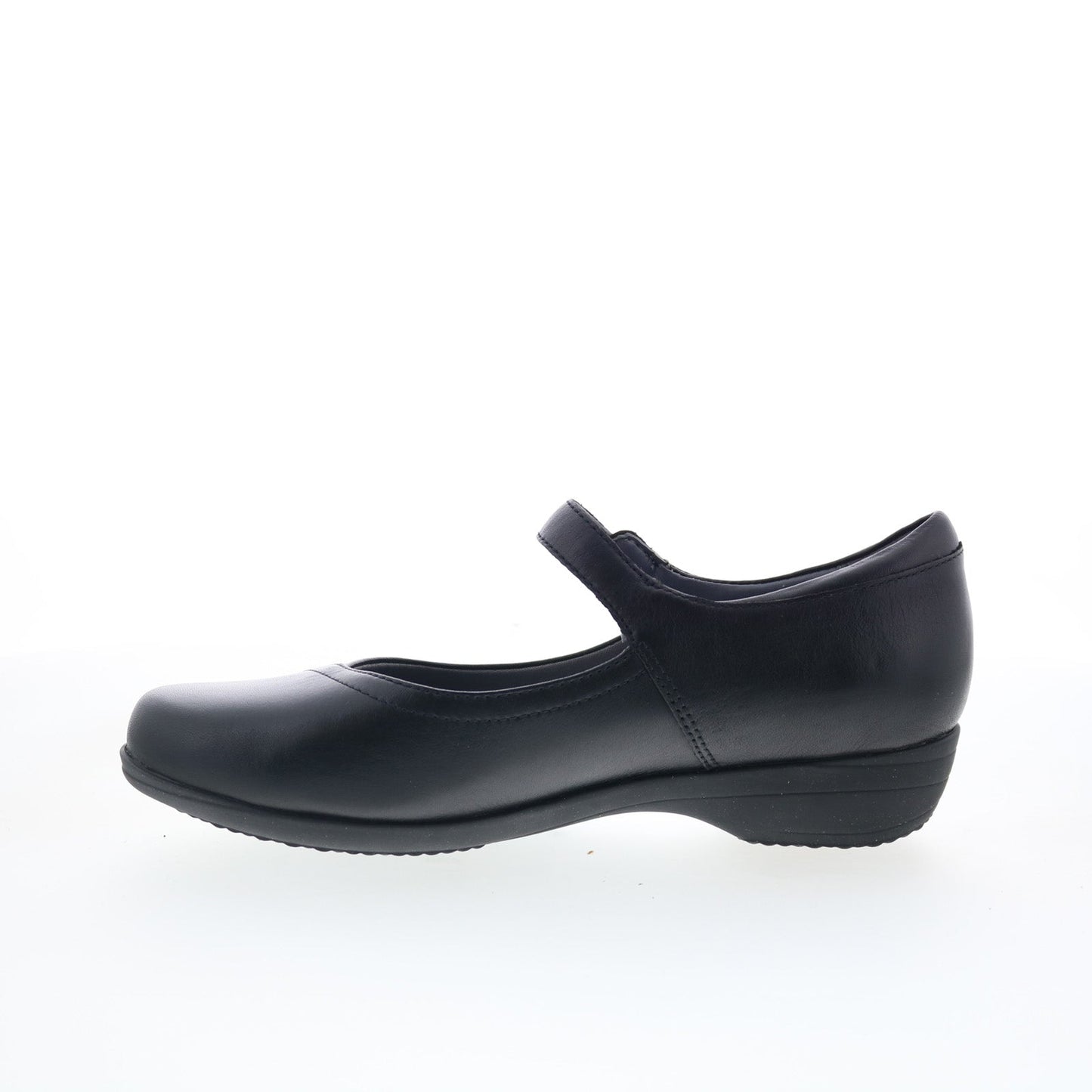 Dansko Fawna 5511-020200 Womens Black Wide Leather Mary Jane Flats Shoes