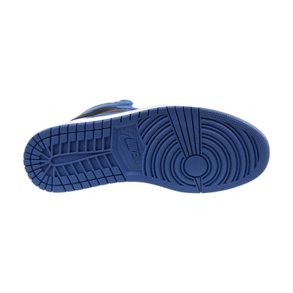 Jordan 1 Retro High Men's Shoes Dark Marina Blue-Black-White