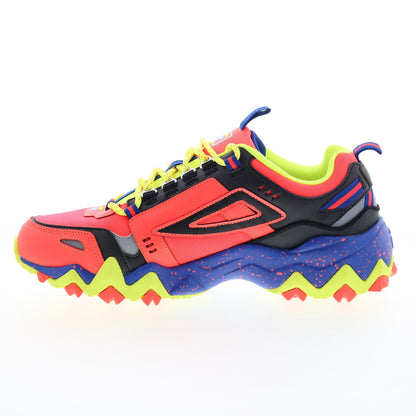 Fila Oakmont Trail 5JM00950-808 Womens Orange Leather Athletic Hiking Shoes