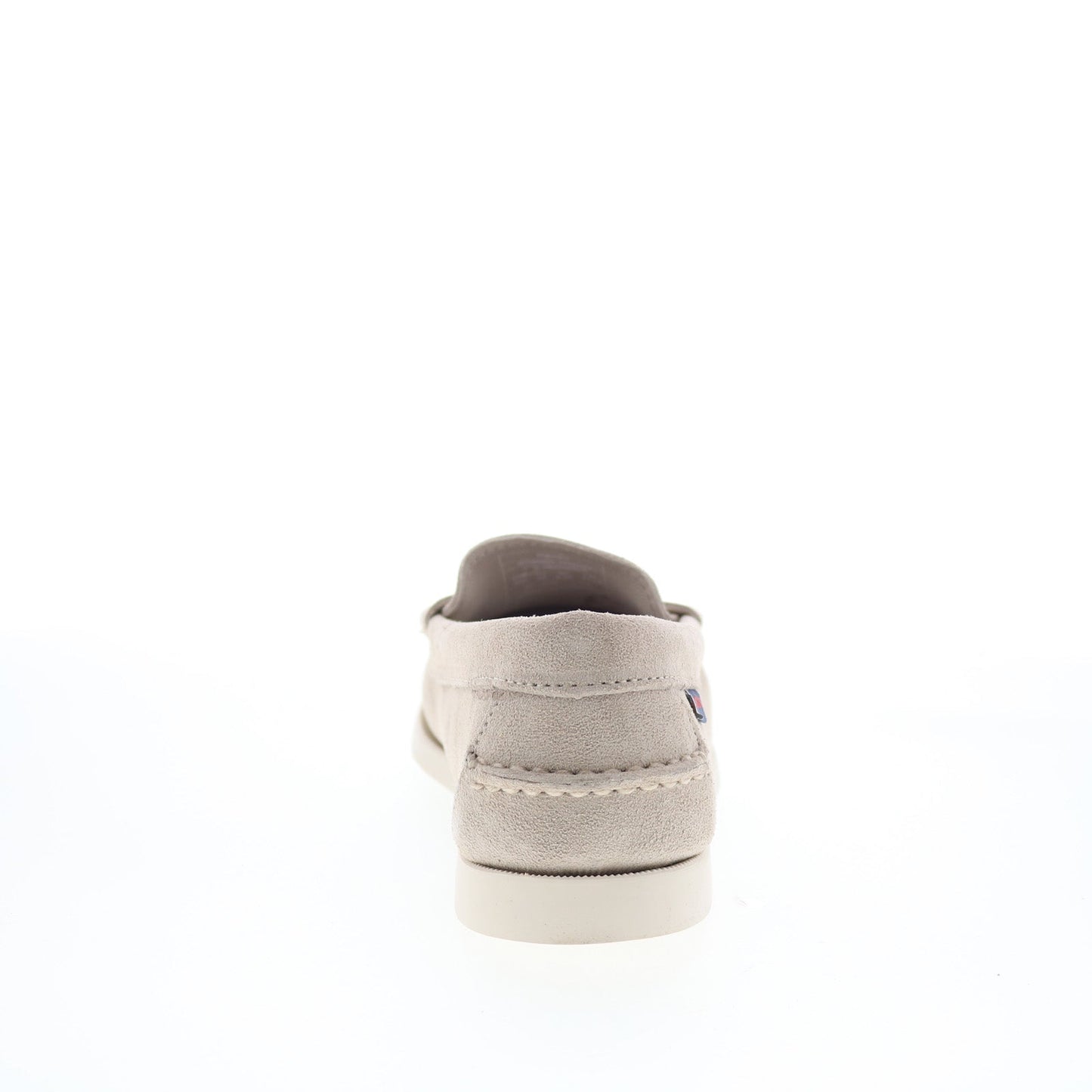 Sebago Dan Boat Roughout Womens Gray Suede Loafers & Slip Ons Penny Shoes