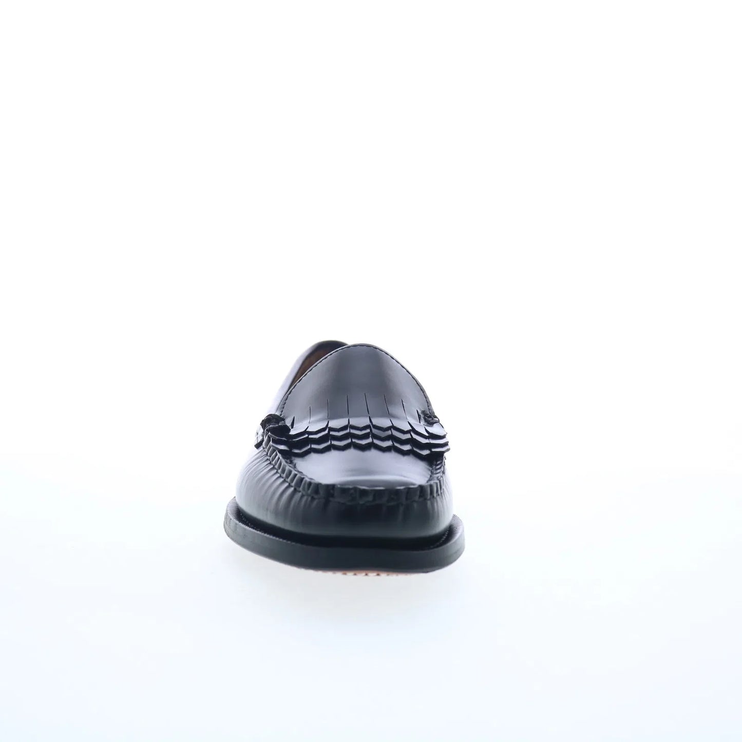 Sebago Dan Triple Fringe Womens Black Loafers & Slip Ons Casual Shoes