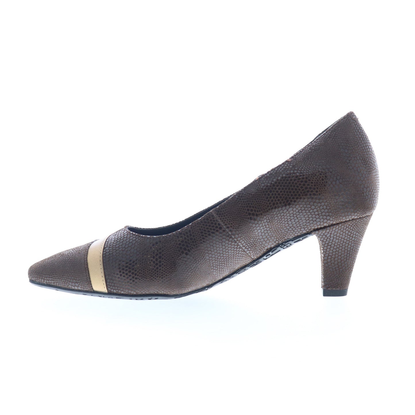 Ros Hommerson Kiwi 75070-65 Womens Brown Extra Wide Pumps Heels Shoes