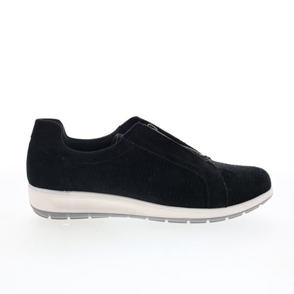 Drew Rh Oliver 75167-10 Womens Black Wide Canvas Lifestyle Sneakers Shoes