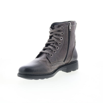 Johnston & Murphy Graice 78-51929 Womens Gray Leather Casual Dress Boots