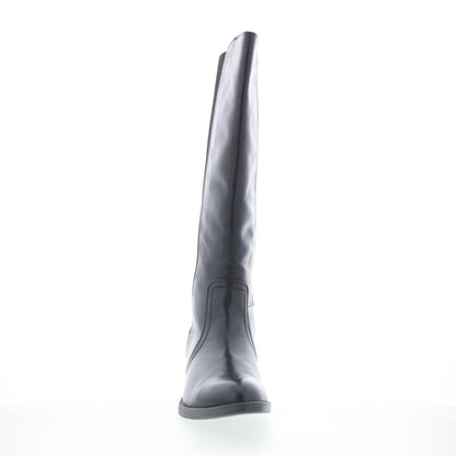 Johnston & Murphy Jade 78-51955 Womens Black Leather Knee High Boots