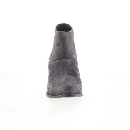Johnston & Murphy Heeled 78-56516 Womens Gray Suede Ankle & Booties Boots