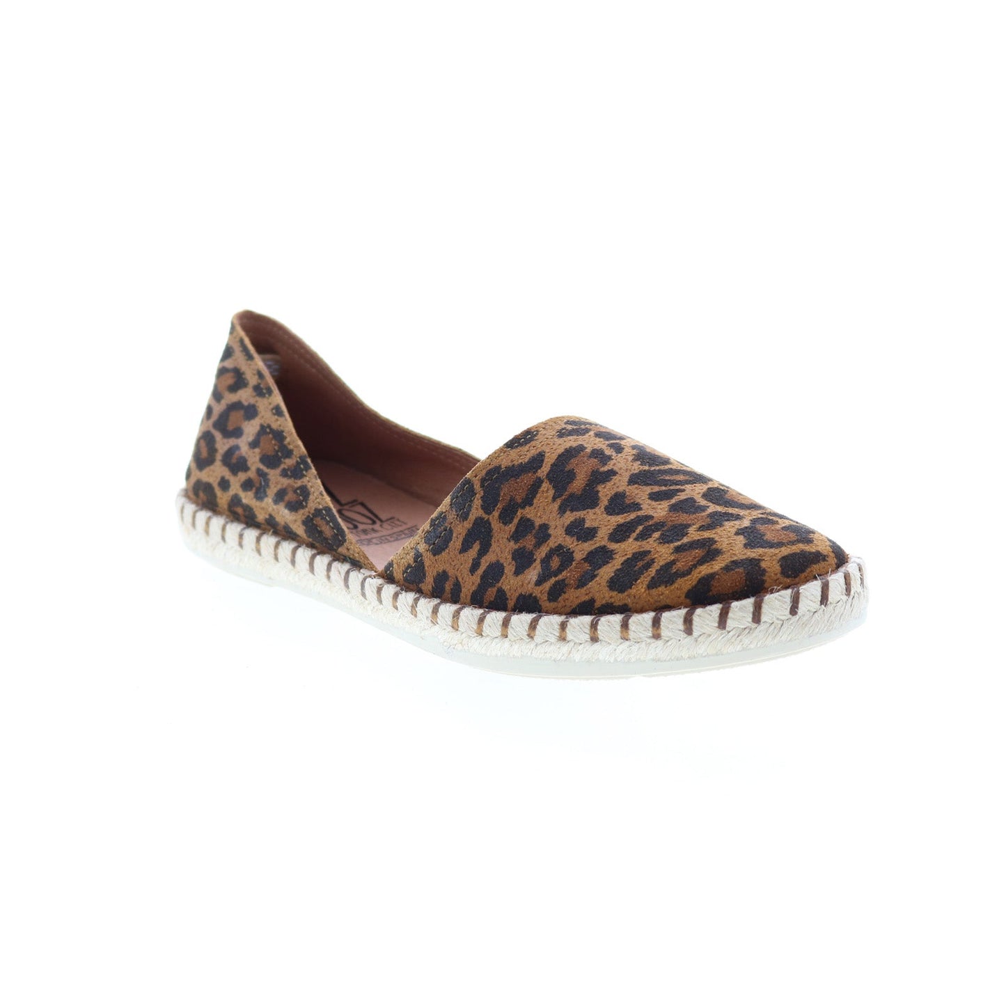 Miz Mooz Cherie Womens Brown Leather Slip On Loafer Flats Shoes