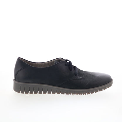 Dansko Libbie 9140-507800 Womens Black Leather Oxford Flats Shoes