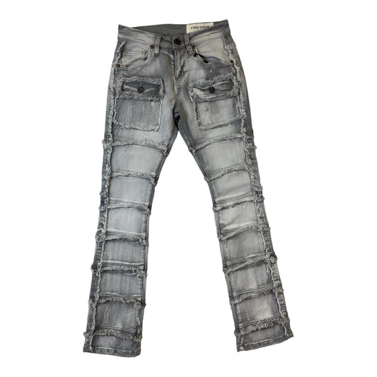 Kids FWRD DENIM CO. Patchwork True Stacked Denim Jeans