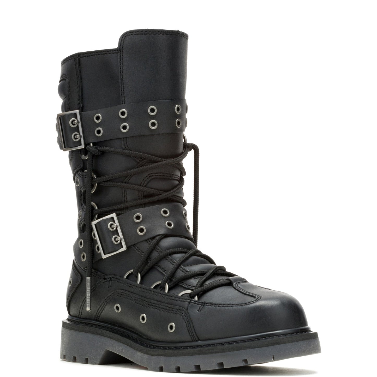 Harley-Davidson Uplift HDW D84810 Womens Black Leather Motorcycle Boots