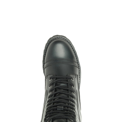 Harley-Davidson Walsen 8" Lace D87256 Womens Black Leather Motorcycle Boots