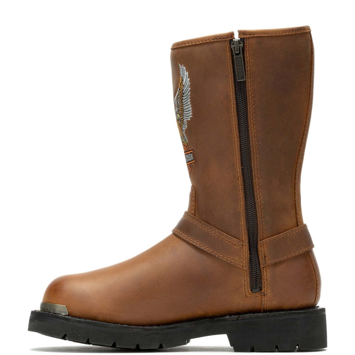 Harley-Davidson Corley D87306 Womens Brown Leather Motorcycle Boots