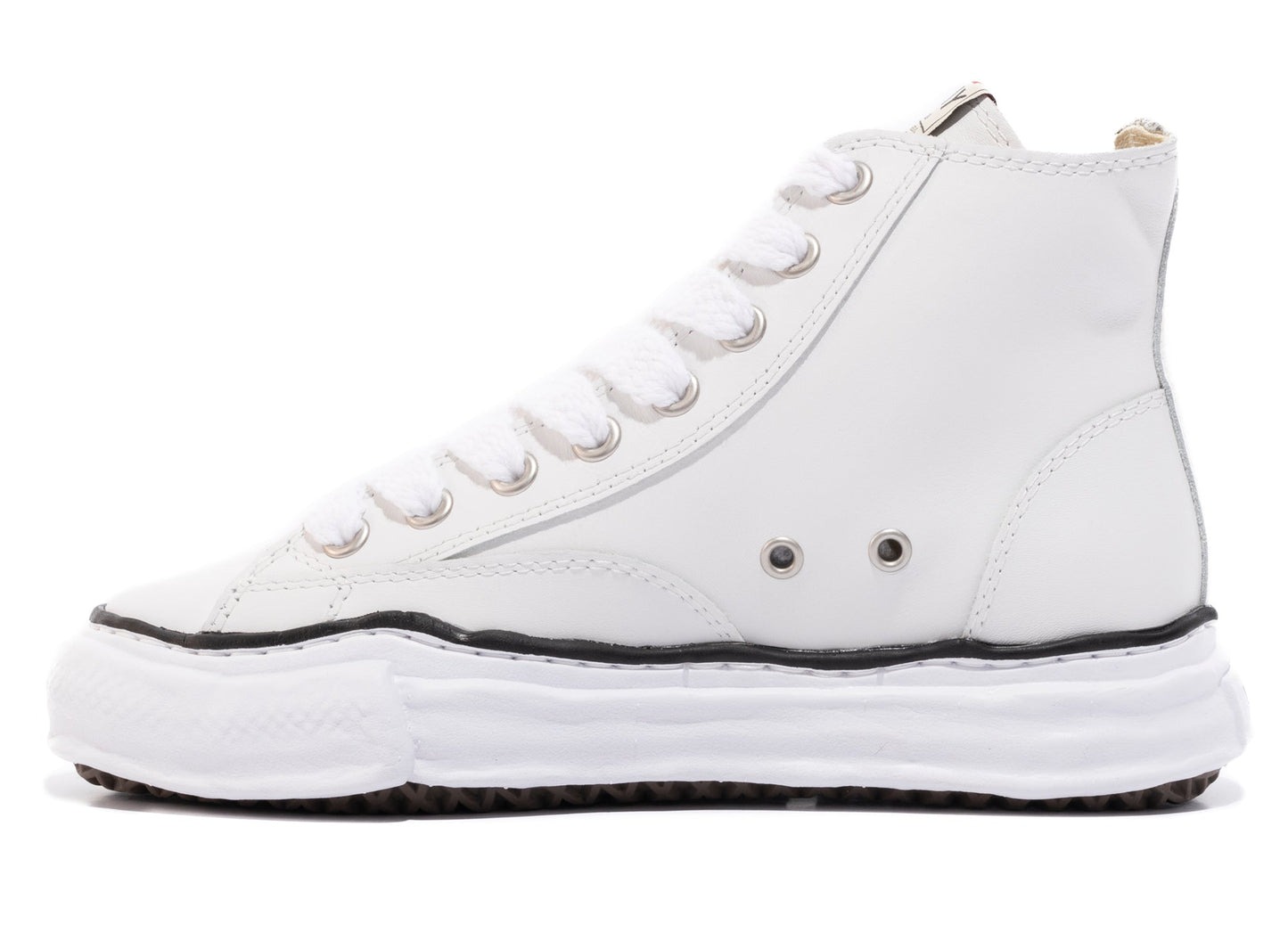 Maison Mihara Yasuhiro High Top Lace Up Sneaker in White