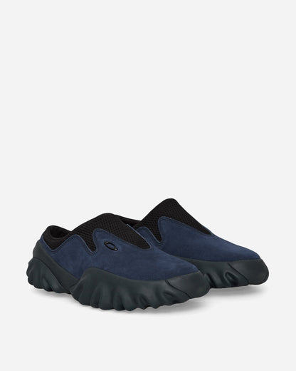 Suede Chop Saw Mules Navy