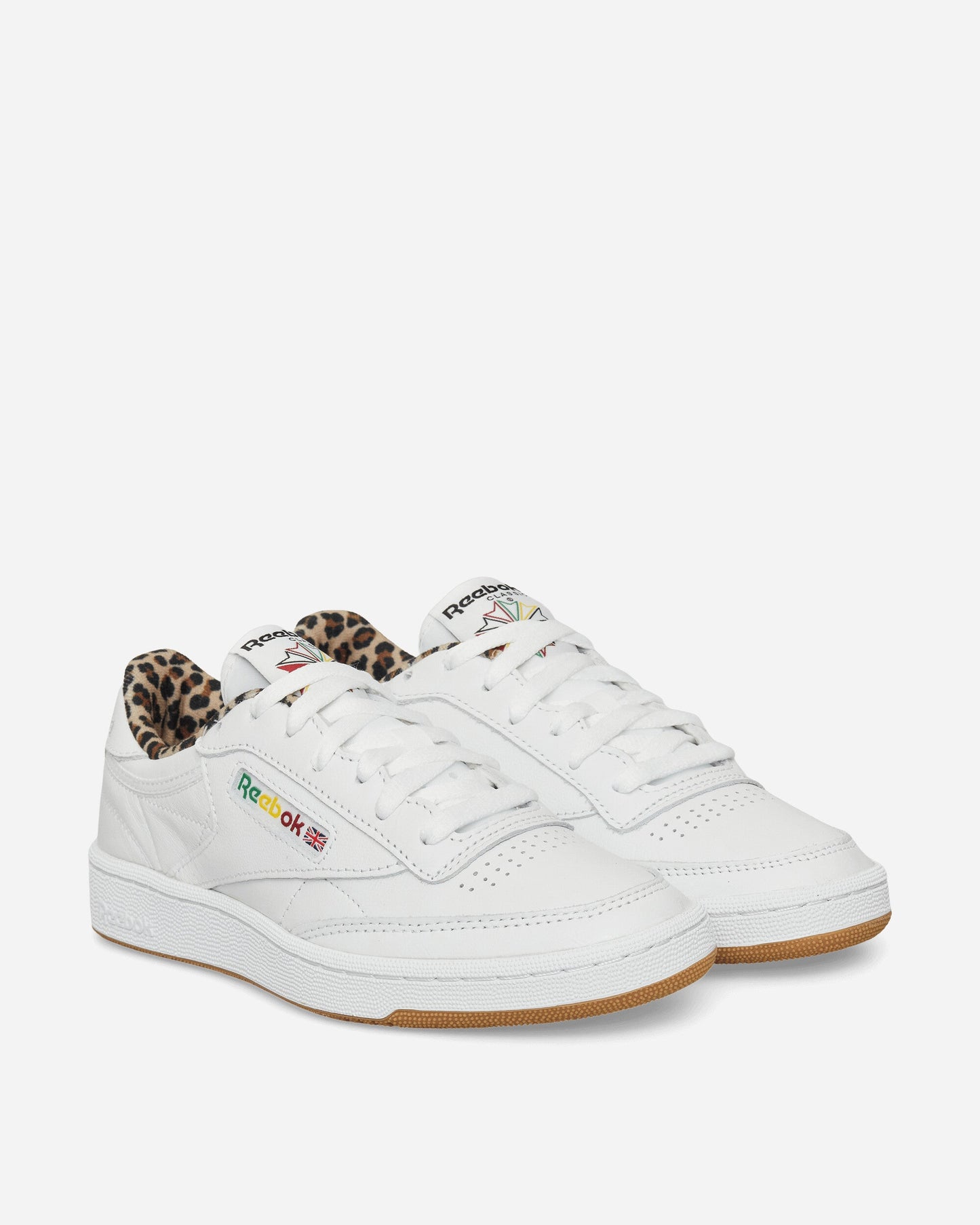 WACKO MARIA Club C 85 Vintage Sneakers White / Leopard