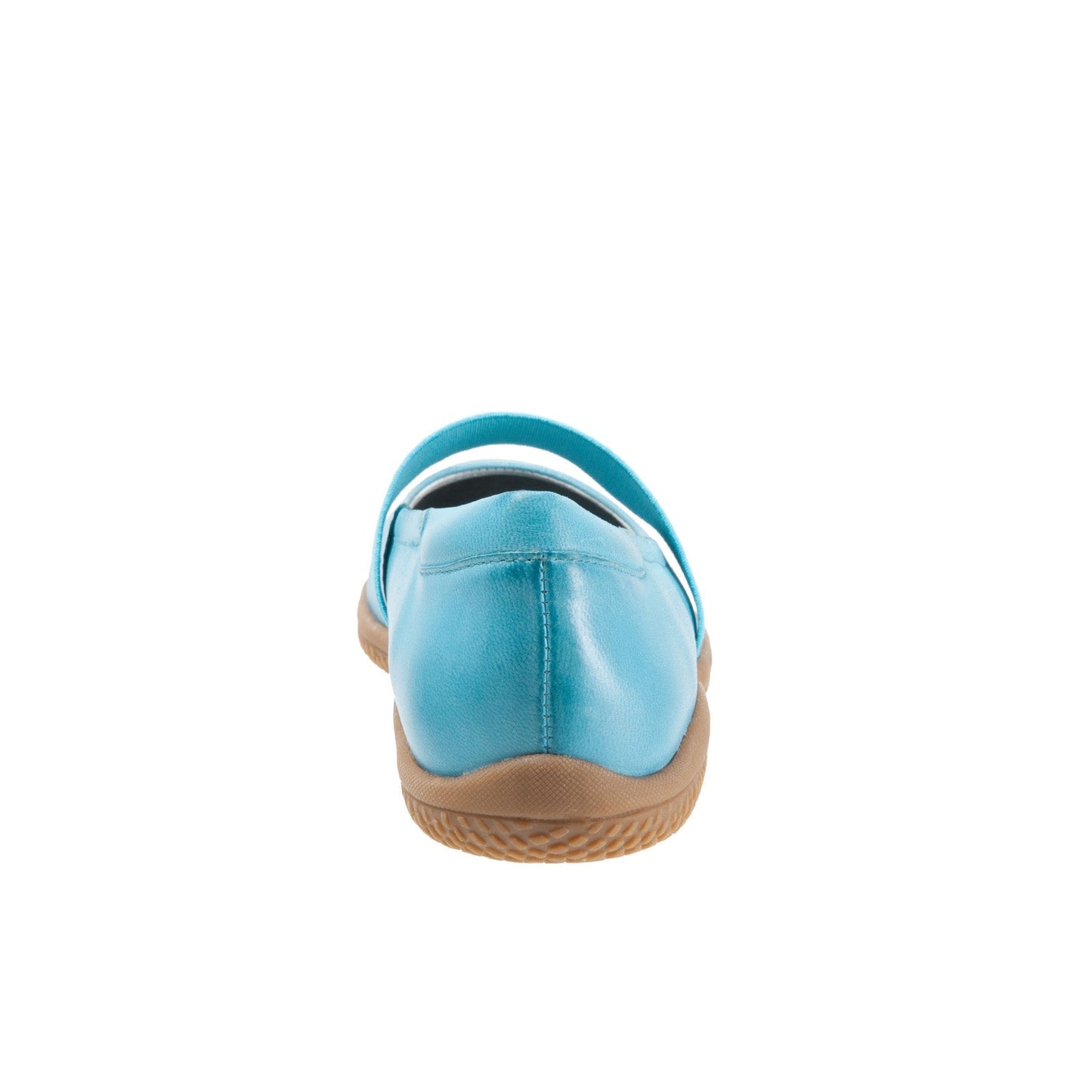 Softwalk High Point S1466-436 Womens Blue Leather Mary Jane Flats Shoes