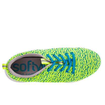 Softwalk Sampson S1713-325 Womens Green Leather Lifestyle Sneakers Shoes