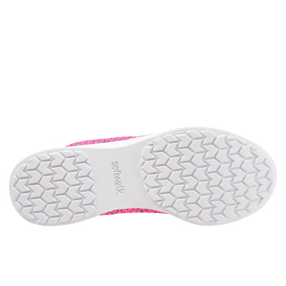Softwalk Sampson S1713-730 Womens Pink Leather Lifestyle Sneakers Shoes
