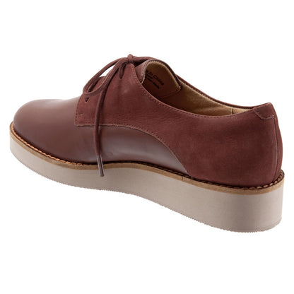 Softwalk Willis S1811-255 Womens Brown Oxfords & Lace Ups Casual Shoes