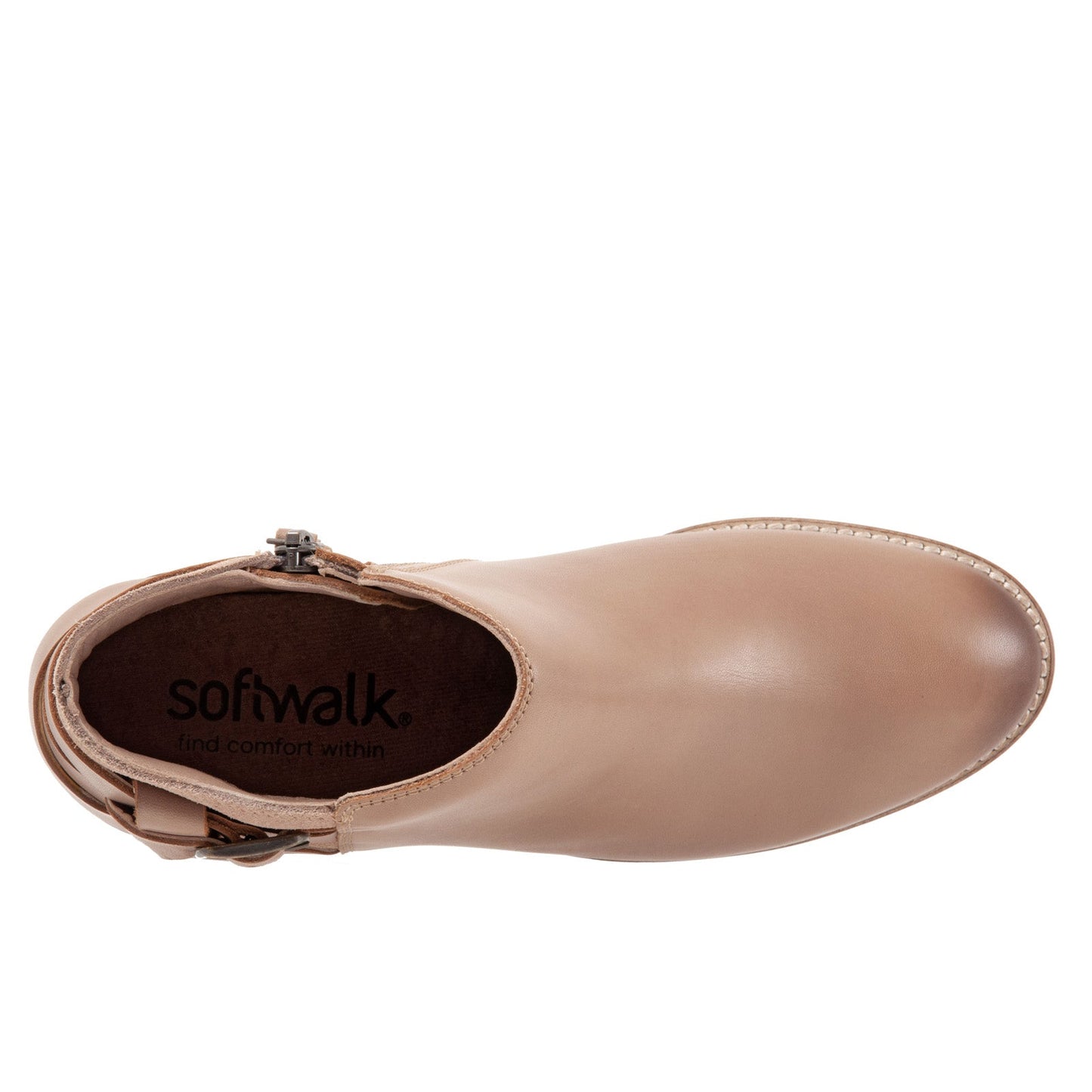 Softwalk Raleigh S2155-063 Womens Brown Narrow Ankle & Booties Boots