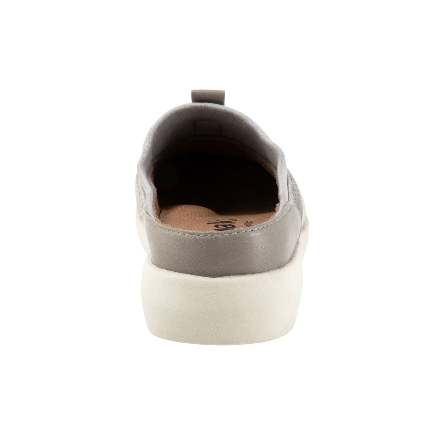 Softwalk Aberdeen Sport S2300-058 Womens Gray Leather Clog Flats Shoes
