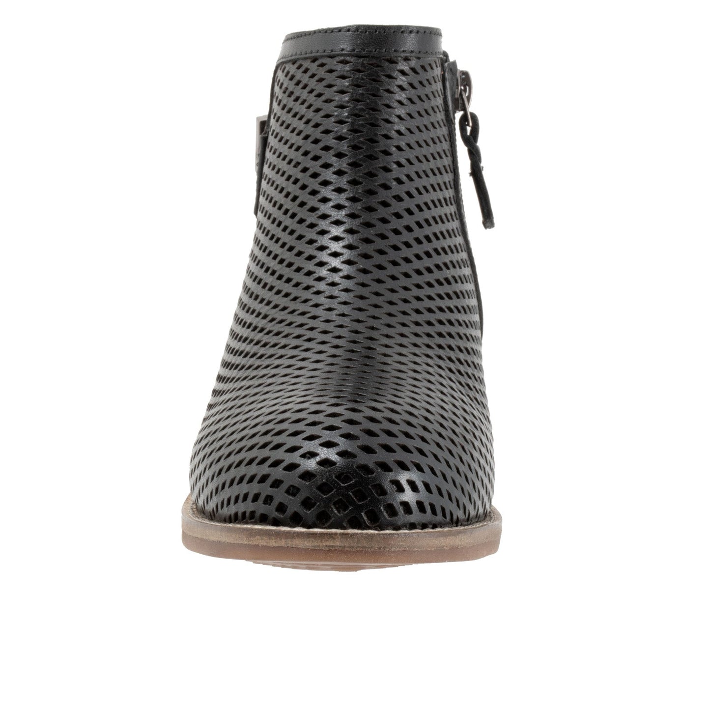 Softwalk Rimini Perf S2315-001 Womens Black Narrow Ankle & Booties Boots