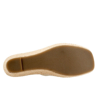 Softwalk Hastings S2324-131 Womens Beige Leather Wedges Sandals Shoes