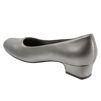 Trotters Doris T3235-041 Womens Gray Extra Narrow Pumps Heels Shoes