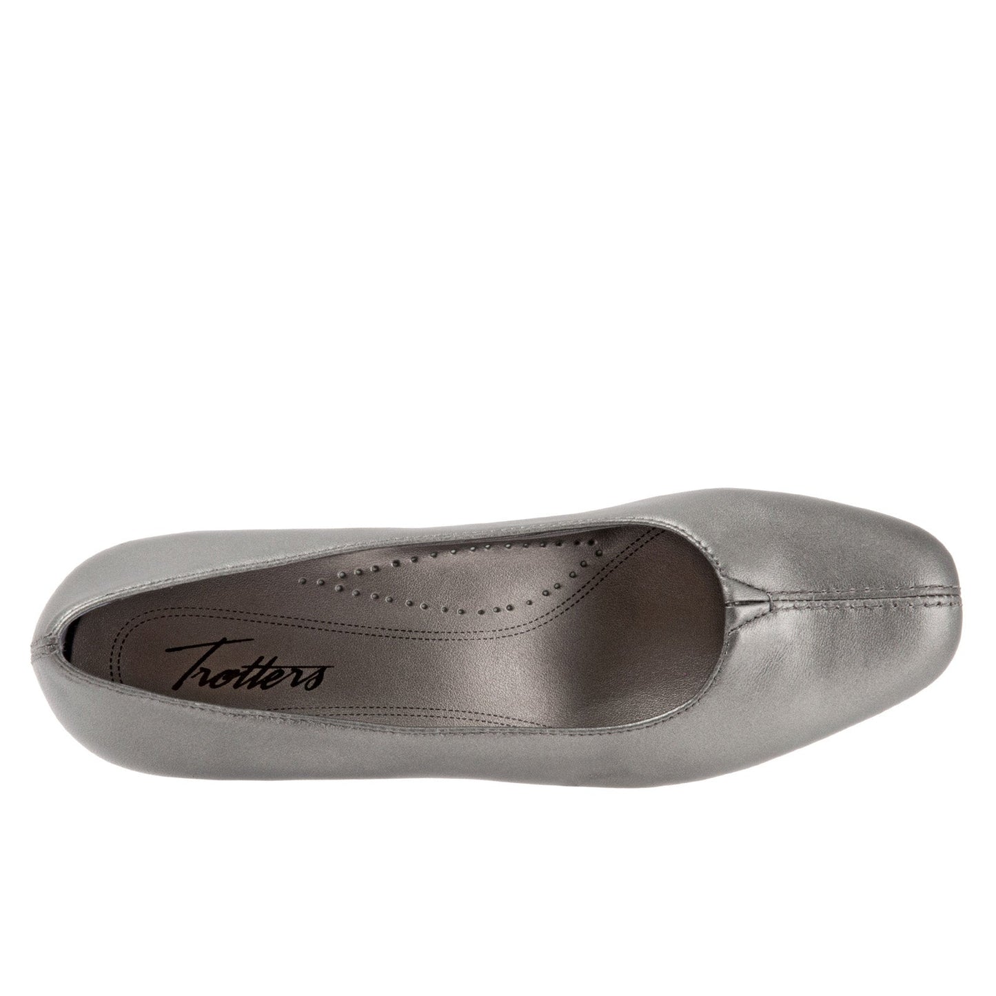 Trotters Doris T3235-041 Womens Gray Extra Extra Narrow Pumps Heels Shoes