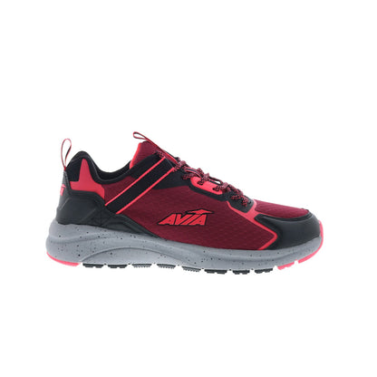 Avia Canyon 2.0 AA50064WRBP Womens Red Canvas Athletic Hiking Shoes